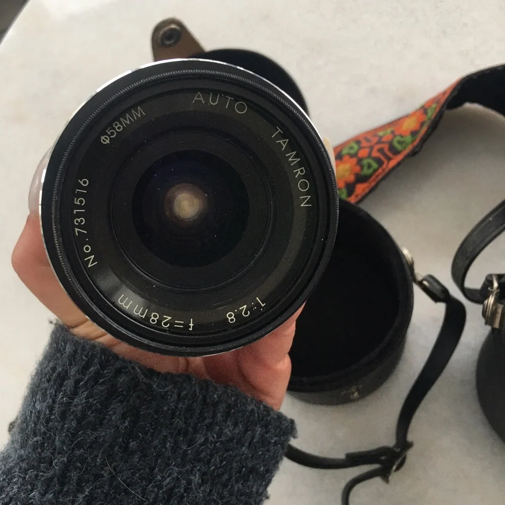 Vintage Minolta SR-T 101 Black and Silver Camera